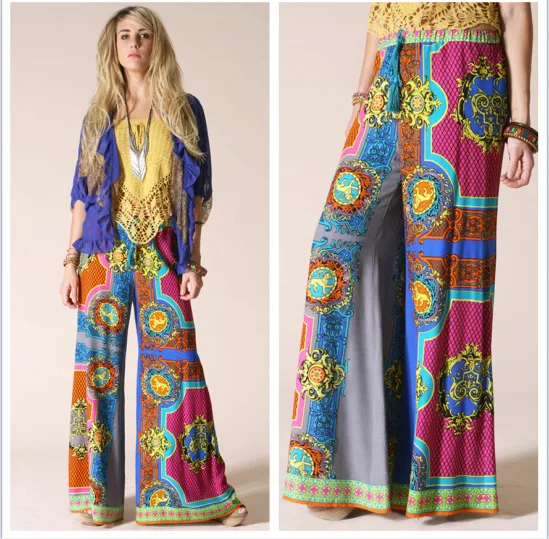 Hippie Chic Pants Long Wide Leg Loose Bell Bottom Gypsy Palazzo Pants Women Pantalon Palazzo Mujer
Hippie Chic Pants Long Wide Leg Loose Bell Bottom Gypsy Palazzo Pants Women Pantalon Palazzo Mujer