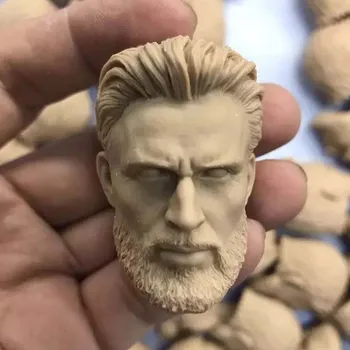 1/6 Scale Unpainted Captain America Head Sculpt Decadent Edition Long beard Version DIY
1/6 Scale Unpainted Captain America Head Sculpt Decadent Edition Long beard Version DIY