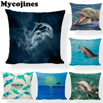 Hot Selling Classic Style Dolphin Pillowcase Ocean Play Sofa Bedroom Bed Car Beach Chair Decoration Supplies Cushion Cover
Hot Selling Classic Style Dolphin Pillowcase Ocean Play Sofa Bedroom Bed Car Beach Chair Decoration Supplies Cushion Cover