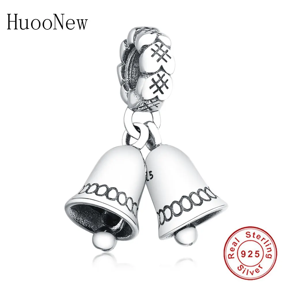 HuooNew Fit Original Pandora Charm Bracelet Bangle 925 Sterling Silver Double Bell Beads Pendant Making Women Christmas Berloque
HuooNew Fit Original Pandora Charm Bracelet Bangle 925 Sterling Silver Double Bell Beads Pendant Making Women Christmas Berloque