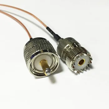 New UHF Male Plug Connector Switch UHF Female Jack Connector RG178 Wholesale 15CM 6" Adapter
New UHF Male Plug Connector Switch UHF Female Jack Connector RG178 Wholesale 15CM 6" Adapter