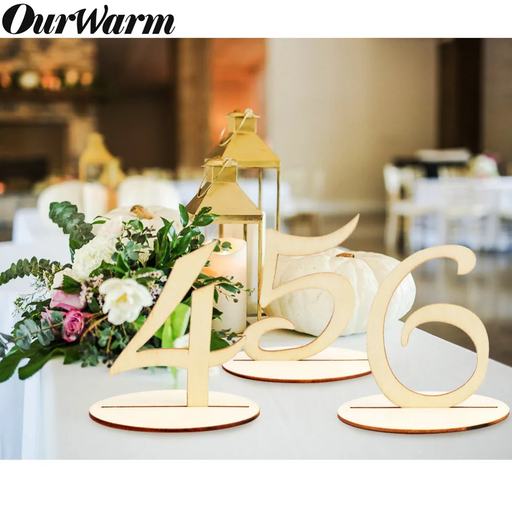 OurWarm Wood Table Number Table Cards Wedding Figure Card Digital Seat Place Holder Birthday Party Banquet Table Decoration Sign
OurWarm Wood Table Number Table Cards Wedding Figure Card Digital Seat Place Holder Birthday Party Banquet Table Decoration Sign