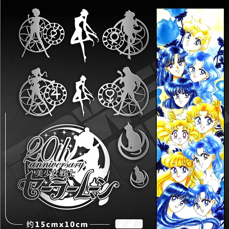 9pcs/set Sailor Moon Anime Stickers Metal Decal Sticker For Laptop Phone Car Book Desk DIY Stiker Toy
9pcs/set Sailor Moon Anime Stickers Metal Decal Sticker For Laptop Phone Car Book Desk DIY Stiker Toy