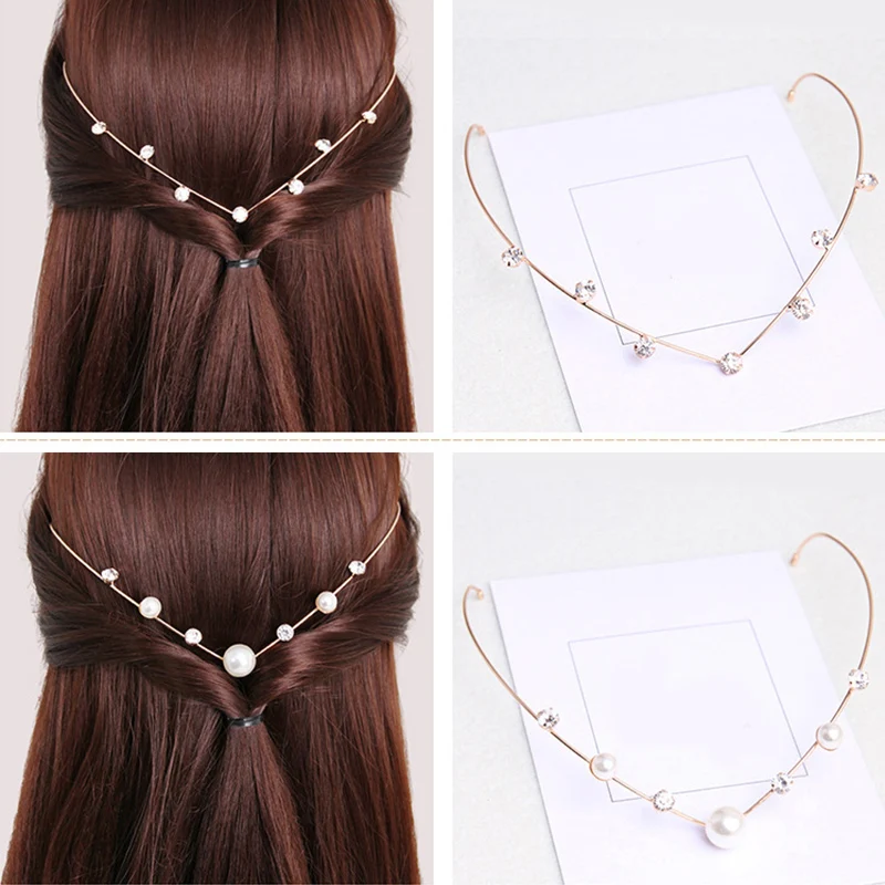 Back Hold Headbands Crystal Alloy Hairbands Pearl Leaf Headwear Girls Vintage Hair Band Rhinestones Hair Accessories Headdress
Back Hold Headbands Crystal Alloy Hairbands Pearl Leaf Headwear Girls Vintage Hair Band Rhinestones Hair Accessories Headdress