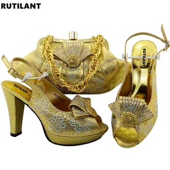 High Quality Italian Shoe and Bag Set Enviob In Women Ladies Italian Sapato Feminino Shoe and Bag Set Decorated with Rhinestone
High Quality Italian Shoe and Bag Set Enviob In Women Ladies Italian Sapato Feminino Shoe and Bag Set Decorated with Rhinestone