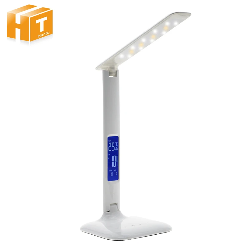Foldable Led Desk Lamp 5 Level Dimmer 3 Color Temperature With Calendar Alarm Clock Atmosphere Touch Table Lamp Light
Foldable Led Desk Lamp 5 Level Dimmer 3 Color Temperature With Calendar Alarm Clock Atmosphere Touch Table Lamp Light