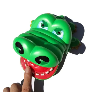 Prank Toy Big Biting Crocodile Mouth Teeth Bite Finger Bar Game Funny Gags Kids Children Adult Prank Electric Education Toy
Prank Toy Big Biting Crocodile Mouth Teeth Bite Finger Bar Game Funny Gags Kids Children Adult Prank Electric Education Toy