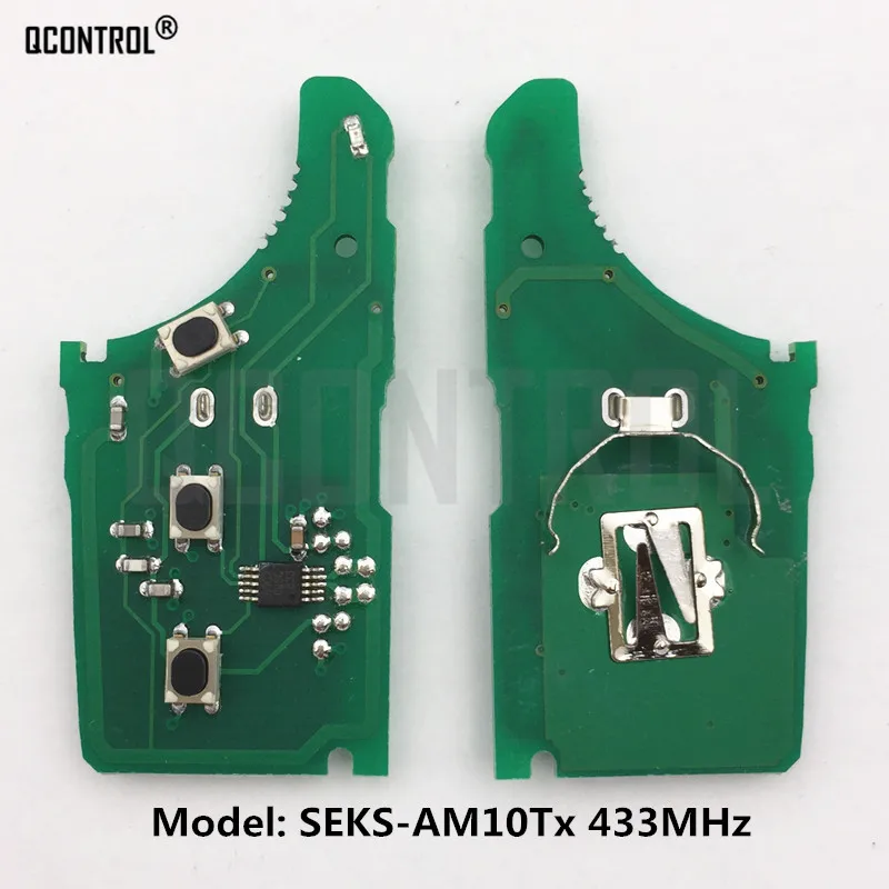 QCONTROL Car Remote Key Electronic Circuit Board for HYUNDAI SEKS-AM10Tx CE0678 433-EU-TP SCK Vehicle Control Alarm
QCONTROL Car Remote Key Electronic Circuit Board for HYUNDAI SEKS-AM10Tx CE0678 433-EU-TP SCK Vehicle Control Alarm