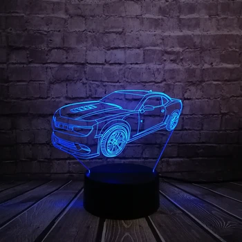 Cartoon Chevrolet Camaro Bumblebee 3D Lamp Mulitcolor Night Light USB LED Lighting Christmas Decora luminaria Children Table
Cartoon Chevrolet Camaro Bumblebee 3D Lamp Mulitcolor Night Light USB LED Lighting Christmas Decora luminaria Children Table