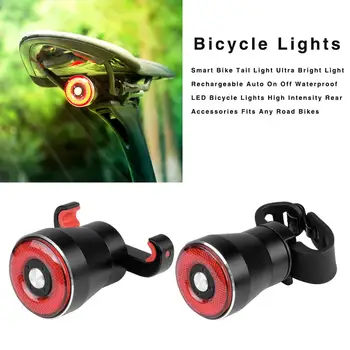 Smart Bike Tail Light Ultra Bright Light Rechargeable Auto On Off Waterproof LED Bicycle Lights High Intensity Rear Accessories
Smart Bike Tail Light Ultra Bright Light Rechargeable Auto On Off Waterproof LED Bicycle Lights High Intensity Rear Accessories