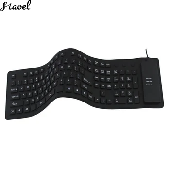 Mute keyboard Silicone Keyboard Notebook Portable Flexible Foldable Waterproof Dustproof USB Silent Keys PC Keyboard
Mute keyboard Silicone Keyboard Notebook Portable Flexible Foldable Waterproof Dustproof USB Silent Keys PC Keyboard