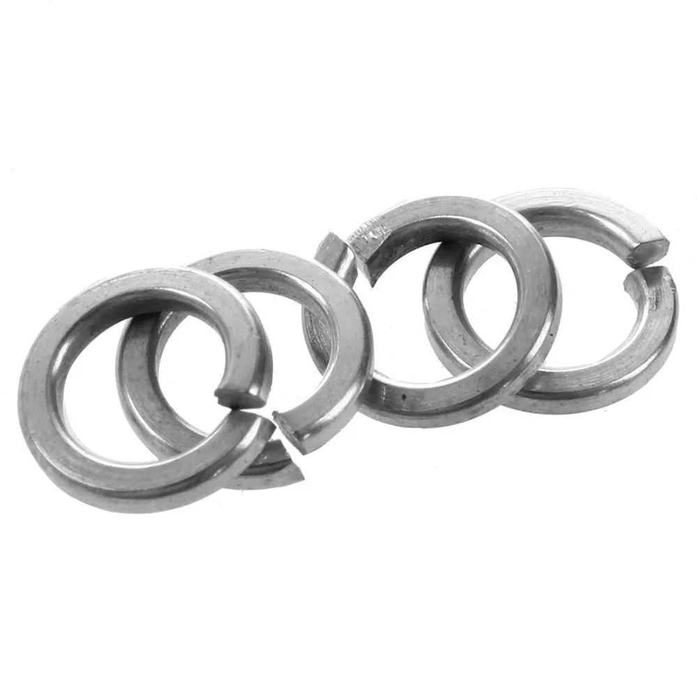1000PCS/PACK M5 Silver Tone Color Stainless Steel Open Jump Rings Spring washers 5mm(1/4")
1000PCS/PACK M5 Silver Tone Color Stainless Steel Open Jump Rings Spring washers 5mm(1/4")