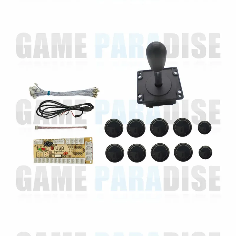 Arcade DIY parts kit with USB PC Enocder 10 pcs Push Buttons 1pcs spanish Joystick For Arcade MAME JAMMA Games
Arcade DIY parts kit with USB PC Enocder 10 pcs Push Buttons 1pcs spanish Joystick For Arcade MAME JAMMA Games
