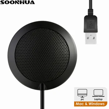 SOONHUA Conference Studio Microphone Mic Top Omnidirectional USB Plug and Play Mic 1.7m Long Cable For Speaking Recording Hot
SOONHUA Conference Studio Microphone Mic Top Omnidirectional USB Plug and Play Mic 1.7m Long Cable For Speaking Recording Hot