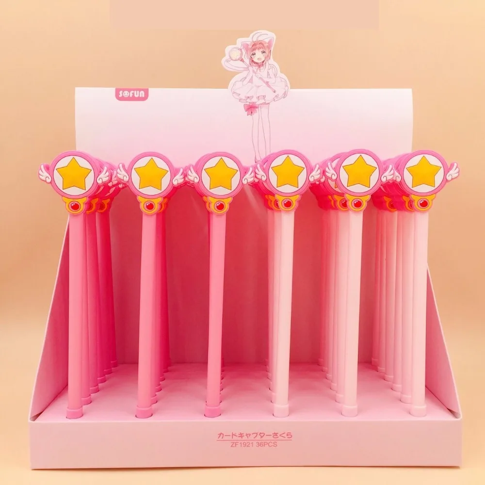 36pcs/lot creative Girl Magic Wand Silicone Gel Pen unisex pen Roller ball pens office school supplies promotion gift
36pcs/lot creative Girl Magic Wand Silicone Gel Pen unisex pen Roller ball pens office school supplies promotion gift