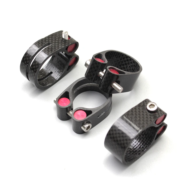 

Full carbon fiber road bicycle seat post clamp bike seat tube clip 34.9mm 31.6 30.8 27.2mm seat rod clip clamps cycling parts