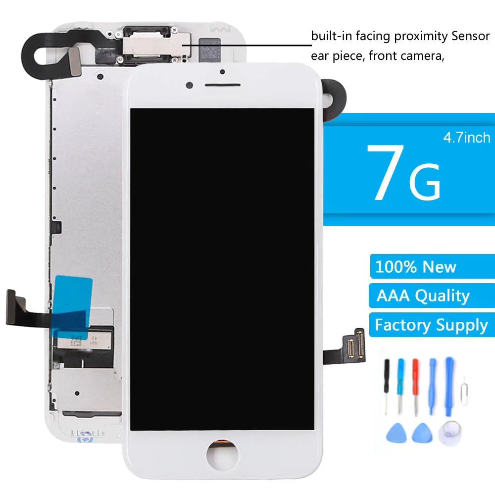 

Grade AAA+++ For iPhone 6 6S Plus LCD With 3D Force Touch Screen Digitizer Assembly For iPhone 5S Display No Dead Pixel