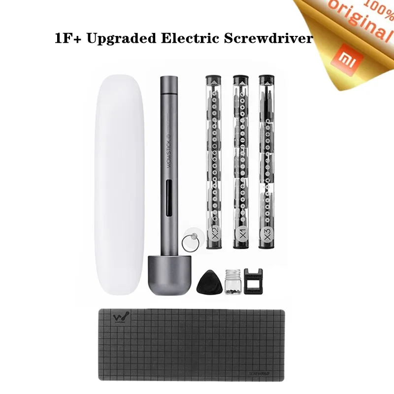 Xiaomi Mijia Wowstick 1F+ Upgraded Electric Screwdriver 56 Bits Cordless Lithium-ion Charge LED Aluminum Alloy Screwdriver
Xiaomi Mijia Wowstick 1F+ Upgraded Electric Screwdriver 56 Bits Cordless Lithium-ion Charge LED Aluminum Alloy Screwdriver