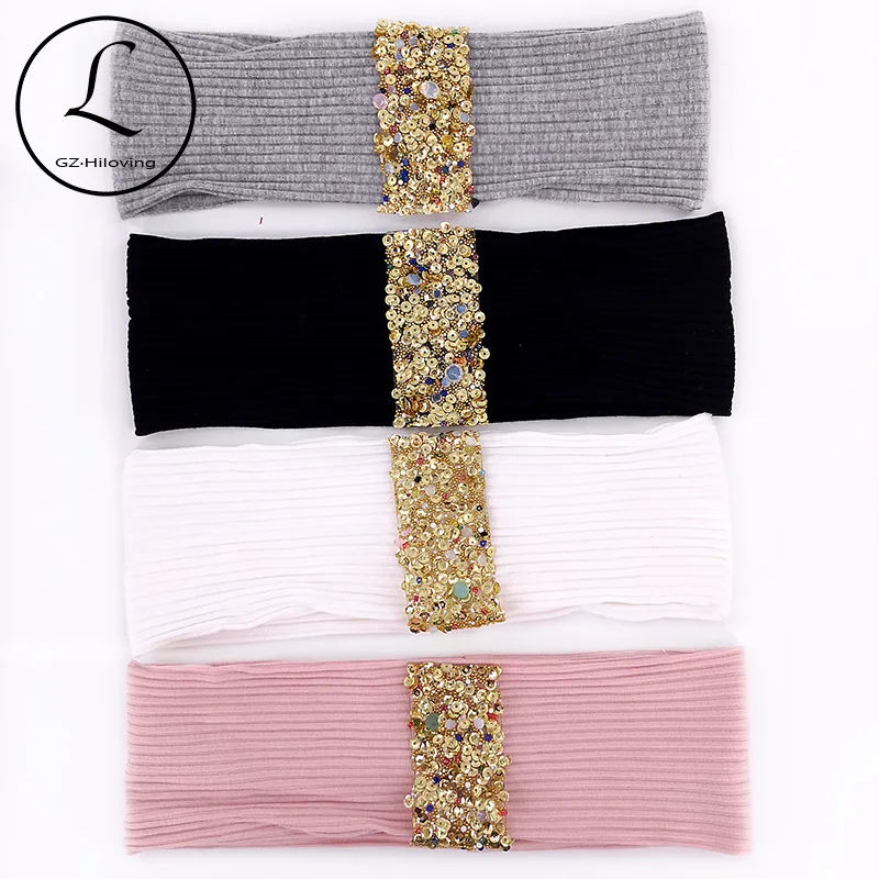 GZhilovingl Women Gold Rhinestones Ribbon Headbands Casual Elastic Cotton Ribbed Head Wrap Hair Accessories Party Head Bands
GZhilovingl Women Gold Rhinestones Ribbon Headbands Casual Elastic Cotton Ribbed Head Wrap Hair Accessories Party Head Bands