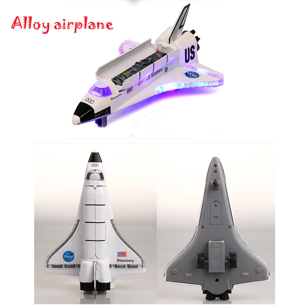 Diecasts & Toy Vehicles 8"Children's toy sound and light airplane,pull back ,the US space shuttle Atlantis model toy kids gift
Diecasts & Toy Vehicles 8"Children's toy sound and light airplane,pull back ,the US space shuttle Atlantis model toy kids gift