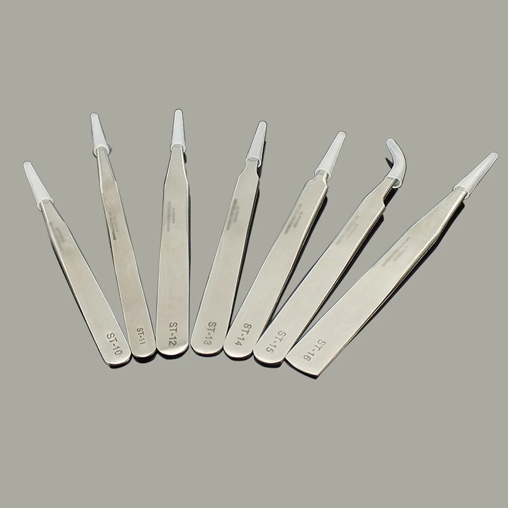 Portable Stainless Steel Industrial Anti Static Tweezer Pick-up Hand Repair Tool For Precision Watchmaker Electronics Dental
Portable Stainless Steel Industrial Anti Static Tweezer Pick-up Hand Repair Tool For Precision Watchmaker Electronics Dental