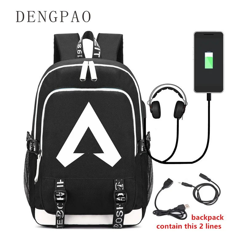 DENGPAO Apex Legends School Bags USB Waterproof Laptop Backpack for Boys Girls Teenagers Bagpack Fashion Children Bookbag Oxford
DENGPAO Apex Legends School Bags USB Waterproof Laptop Backpack for Boys Girls Teenagers Bagpack Fashion Children Bookbag Oxford