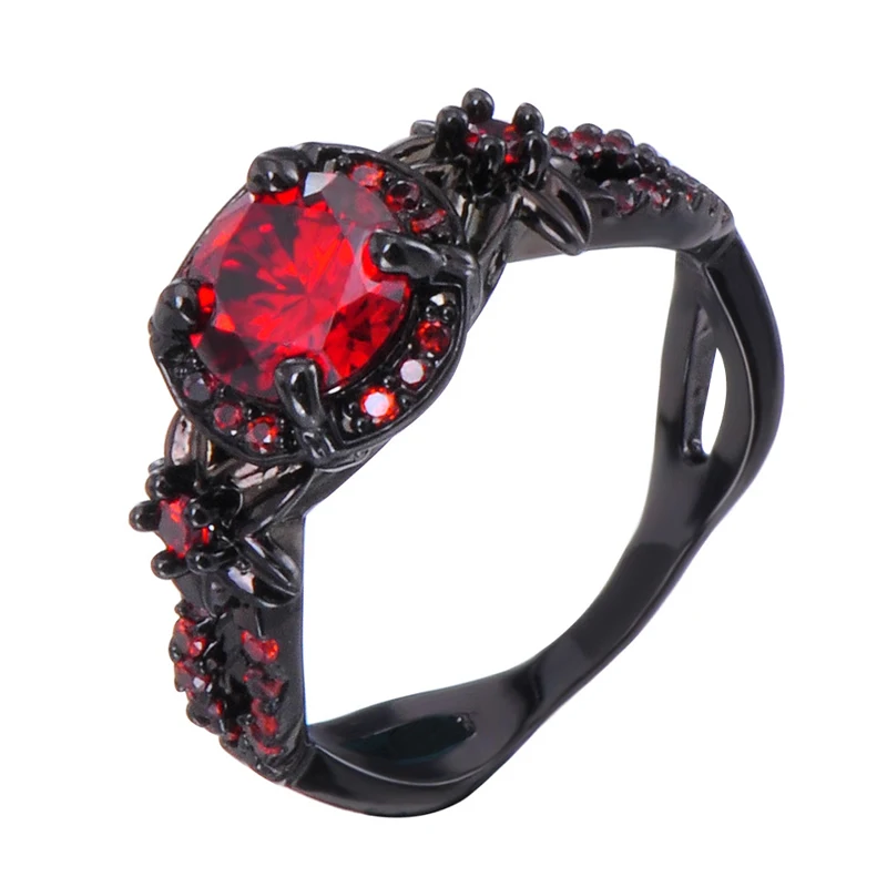7 Colors Vintage Fashion Red Round Cubic Zirconia Rings For Women Stylish Jewelry Black Gold Filled Birthstone Wedding Ring
7 Colors Vintage Fashion Red Round Cubic Zirconia Rings For Women Stylish Jewelry Black Gold Filled Birthstone Wedding Ring