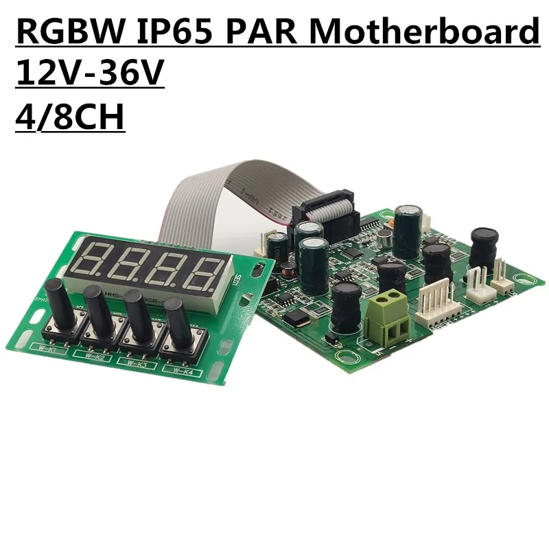 4/8CH RGBW motherboard IP65 PAR board constant current DC12-36V 54x3w/18x12w/24x12w led par use use
4/8CH RGBW motherboard IP65 PAR board constant current DC12-36V 54x3w/18x12w/24x12w led par use use