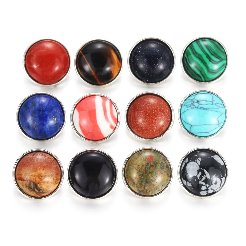 10Pcs/ Mixed 18MM Natural Stone Snaps Buttons Random Fit DIY Snaps Bracelets Beads Accessories wholesale Charm Women 050403
10Pcs/ Mixed 18MM Natural Stone Snaps Buttons Random Fit DIY Snaps Bracelets Beads Accessories wholesale Charm Women 050403