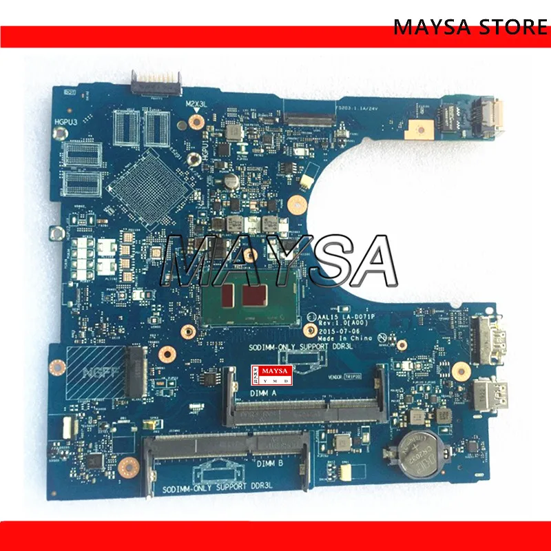 Материнская плата KEFU CN-0PW46V PW46V для ноутбука Dell INSPIRON 15 5559 фальшивая материнская 1024