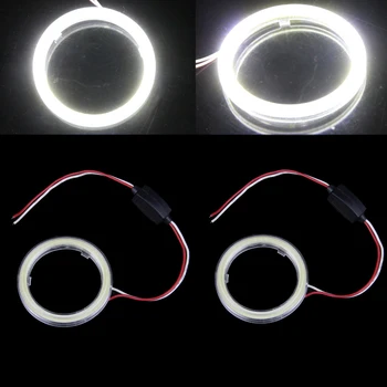 2 Pcs 70mm White COB Angel Eyes Halo Car LED Light Ring Headlight DRL DC 12V New Arrival
2 Pcs 70mm White COB Angel Eyes Halo Car LED Light Ring Headlight DRL DC 12V New Arrival