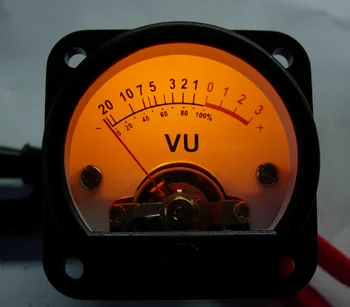 Mixer VU Meter Level Meter Pointer DB Table Two-color Backlight Warm Yellow and Lake Blue 45mm Opening
Mixer VU Meter Level Meter Pointer DB Table Two-color Backlight Warm Yellow and Lake Blue 45mm Opening