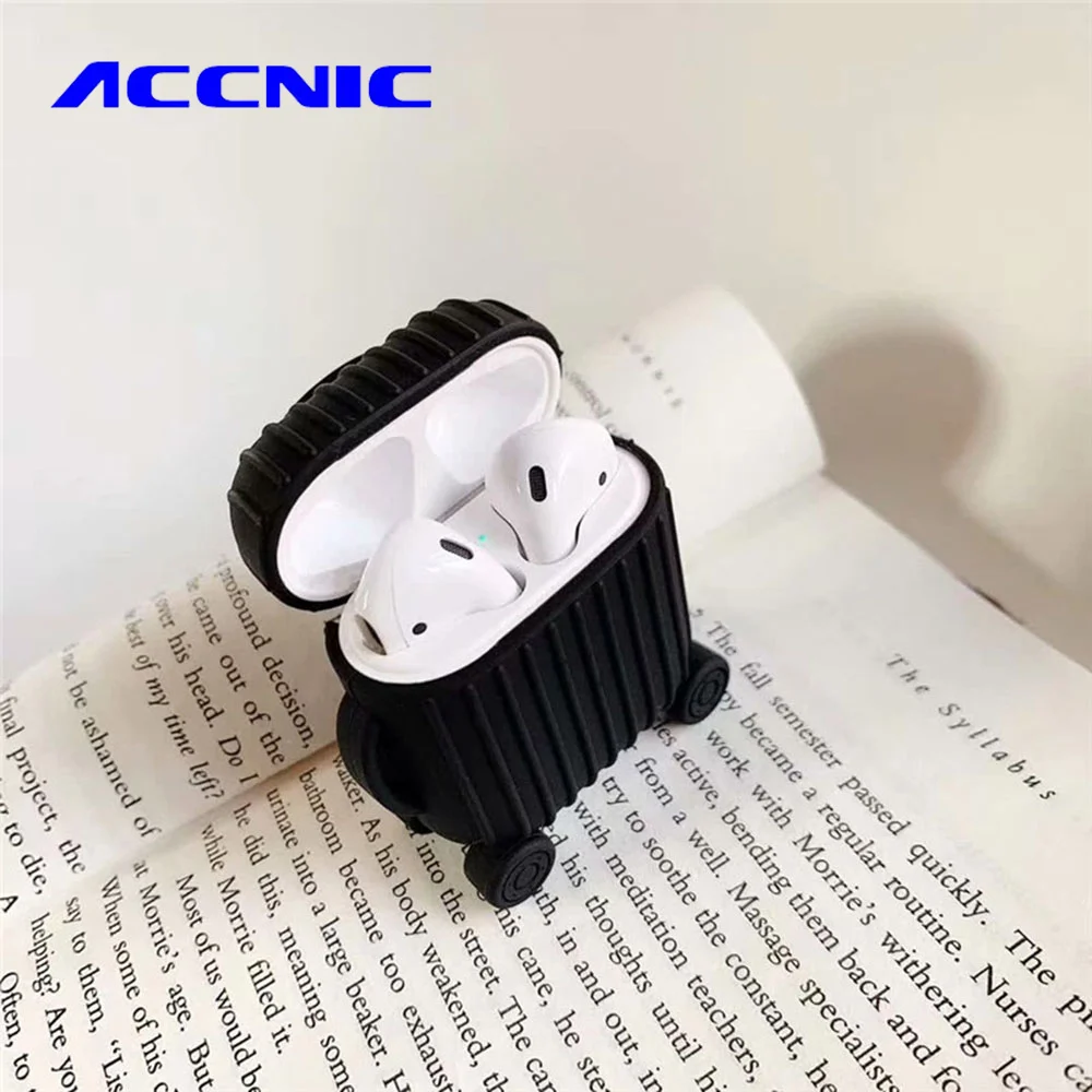ACCNIC Fashion Luggage Bluetooth Wireless Earphone Protect Cover Case Soft Cute Suitcase Trunk Case For Apple Airpods 1& 2
ACCNIC Fashion Luggage Bluetooth Wireless Earphone Protect Cover Case Soft Cute Suitcase Trunk Case For Apple Airpods 1& 2