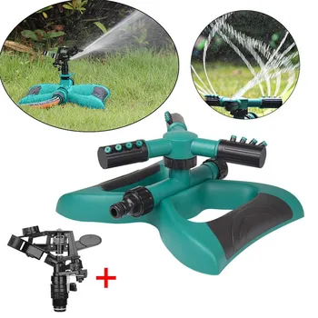 360 Lawn Circle Rotating Water Garden Sprinkler Spike 3 Nozzle Garden Hose Irrigation Tool Adjustable Rotating Water Sprayer
360 Lawn Circle Rotating Water Garden Sprinkler Spike 3 Nozzle Garden Hose Irrigation Tool Adjustable Rotating Water Sprayer