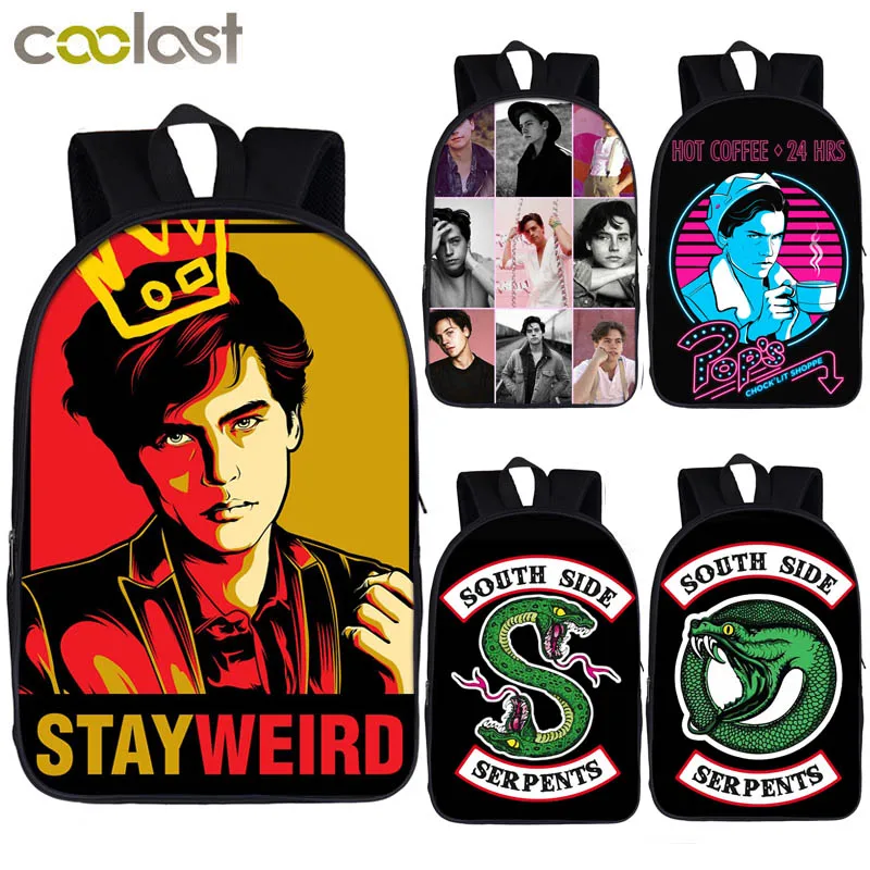 Jughead Jones Riverdale Backpack Stay Weird Women Men Travel Bags Children School Bags For Teenager Boys Girls Rucksack Backpack
Jughead Jones Riverdale Backpack Stay Weird Women Men Travel Bags Children School Bags For Teenager Boys Girls Rucksack Backpack