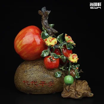 Shiwan doll designer boutique creative ceramic ornaments apple Home Furnishing bedroom living room furnishings and accessories g 
Shiwan doll designer boutique creative ceramic ornaments apple Home Furnishing bedroom living room furnishings and accessories g