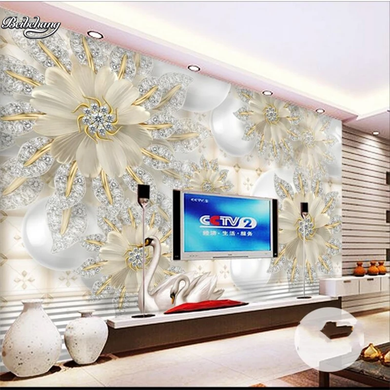 Beibehang 3D HD Драгоценности с кристаллами Алмазный цветочный фон на заказ большая роспись нетканые обои
Beibehang 3D HD Драгоценности с кристаллами Алмазный цветочный фон на заказ большая роспись нетканые обои