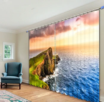 Modern 3D Blackout Island Style Curtains For Bedding room Living room Drapes Hotel Cortinas
Modern 3D Blackout Island Style Curtains For Bedding room Living room Drapes Hotel Cortinas