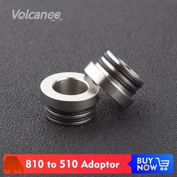 Volcanee 810 to 510 Adaptor Heat Sink Silver Metal Drip Tip For V12 V8 Big Baby eCig DIY Vape Atomizer Connector
Volcanee 810 to 510 Adaptor Heat Sink Silver Metal Drip Tip For V12 V8 Big Baby eCig DIY Vape Atomizer Connector