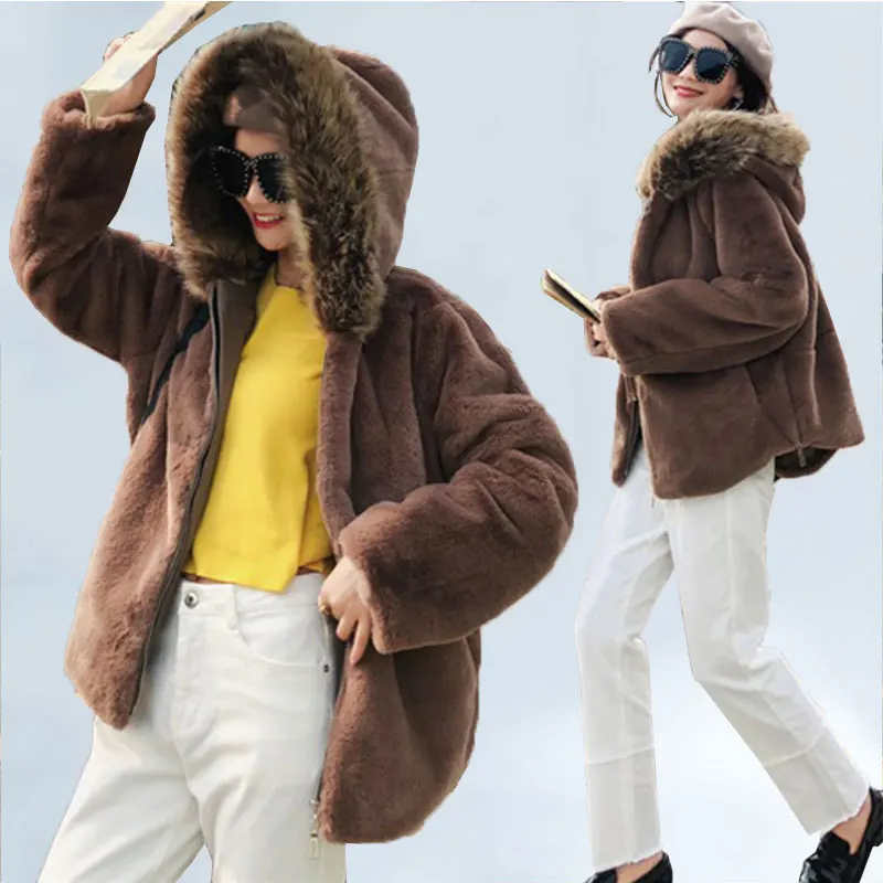 winter coat women Parka New Thick Warm Hooded Faux Fur Coat Women Flocking Fashion Long Sleeve Casual Loose soft faux fur jacket
winter coat women Parka New Thick Warm Hooded Faux Fur Coat Women Flocking Fashion Long Sleeve Casual Loose soft faux fur jacket