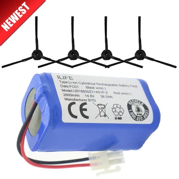 ILIFE Battery 14.8V 2800mAh 1*battery+4*brush robotic vacuum cleaner accessories parts for ilife V7s A6 V7s pro ilife v7s plus
ILIFE Battery 14.8V 2800mAh 1*battery+4*brush robotic vacuum cleaner accessories parts for ilife V7s A6 V7s pro ilife v7s plus