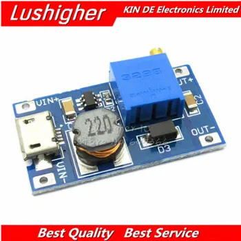 2pcs 2A DC-DC Boost Module Step-Up Power Supply Module, Wide Voltage input, 2 V/ 24V Turn 5V/9V/12V / 28V Adjustable 2577
2pcs 2A DC-DC Boost Module Step-Up Power Supply Module, Wide Voltage input, 2 V/ 24V Turn 5V/9V/12V / 28V Adjustable 2577