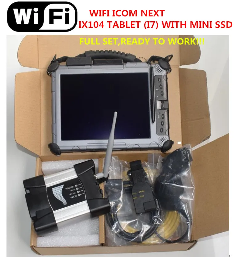 WIFI icom next for bmw icom a2 b c for bmw diagnistic & programming with ssd software V2019.05 with Laptop ix104 i7 4gb tablet
WIFI icom next for bmw icom a2 b c for bmw diagnistic & programming with ssd software V2019.05 with Laptop ix104 i7 4gb tablet
