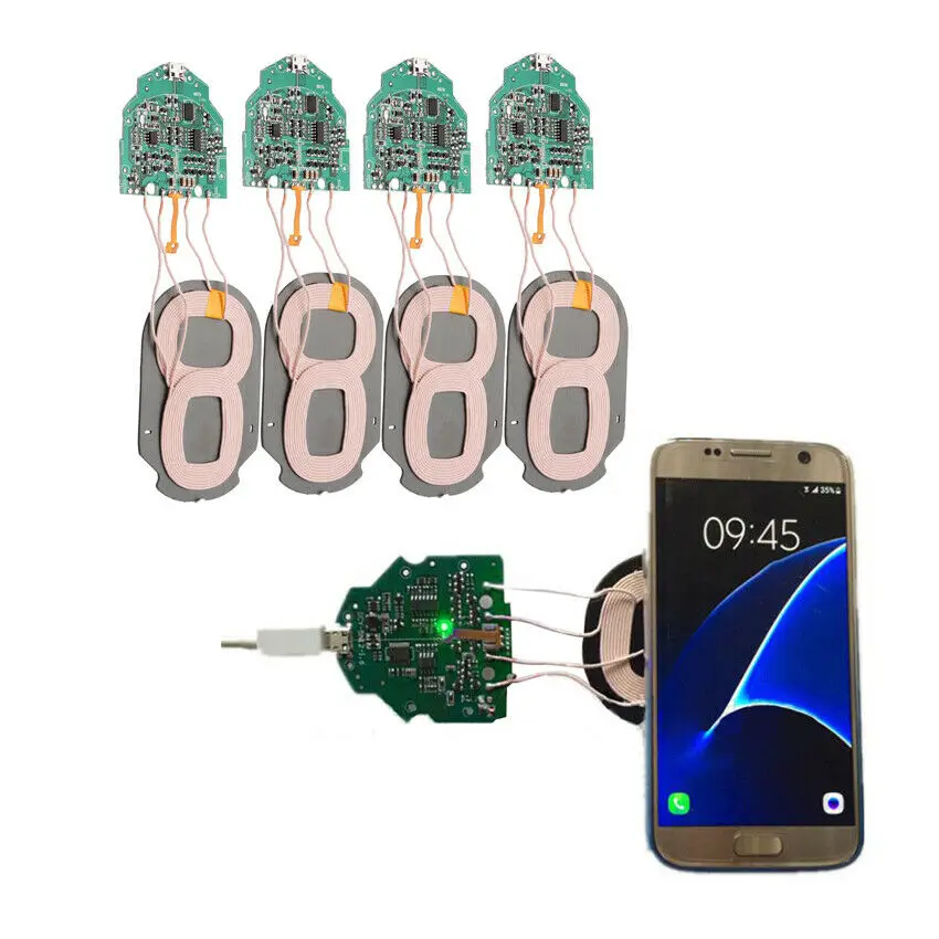10W Qi Fast Charging Wireless Charger With Dual 2 Coils PCBA Circuit Board Qi wireless charging standard Accessories
10W Qi Fast Charging Wireless Charger With Dual 2 Coils PCBA Circuit Board Qi wireless charging standard Accessories