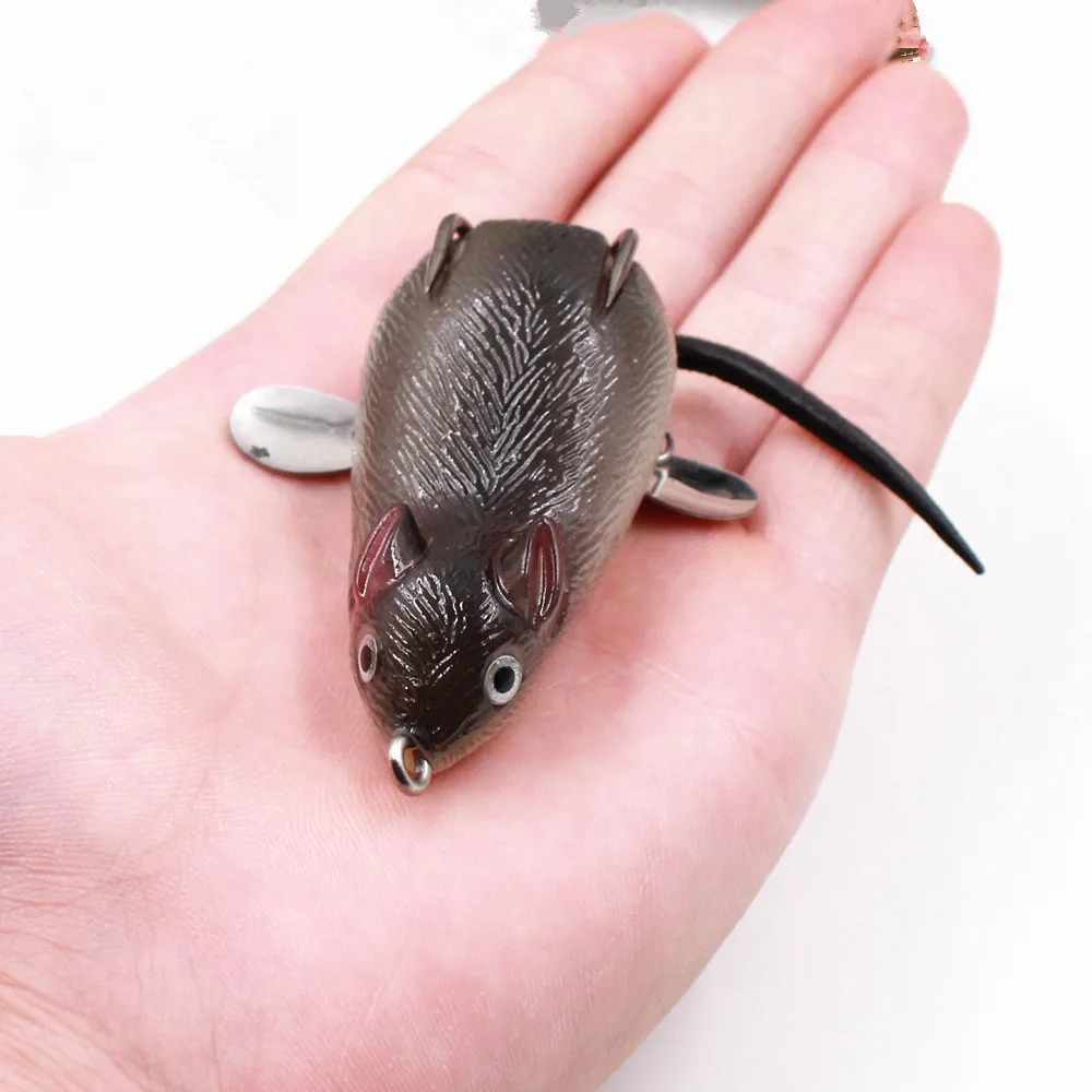 1PCS Lure bait Lei frog bait 7cm 17.43g High quality silicone black mouse soft artificial bait for Snake Fishing
1PCS Lure bait Lei frog bait 7cm 17.43g High quality silicone black mouse soft artificial bait for Snake Fishing