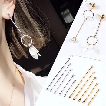 50pc/pack Double Cylinder Connecting Rod Metal Earrings Ear Clip Ear Hook DIY Handmade Ear Jewelry Materials Accessories
50pc/pack Double Cylinder Connecting Rod Metal Earrings Ear Clip Ear Hook DIY Handmade Ear Jewelry Materials Accessories