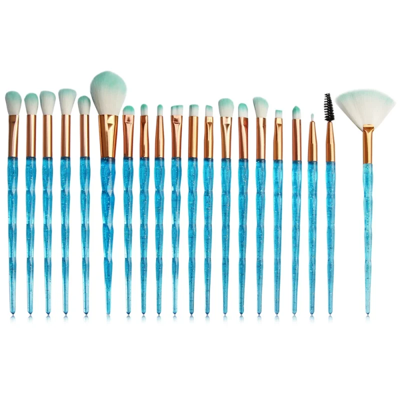20Pcs Diamond Makeup Brushes Set Cosmetic Powder Foundation Eye Shadow Lip Eyebrow Colorful Professional Makeup Brush Kit
20Pcs Diamond Makeup Brushes Set Cosmetic Powder Foundation Eye Shadow Lip Eyebrow Colorful Professional Makeup Brush Kit