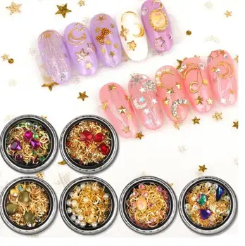 New! 31 Style Rivet Glitter Nail Studs Metal Decoration/ starry sky design Nail supply Metallic studs //Metal Parts Studs,JS01-1
New! 31 Style Rivet Glitter Nail Studs Metal Decoration/ starry sky design Nail supply Metallic studs //Metal Parts Studs,JS01-1