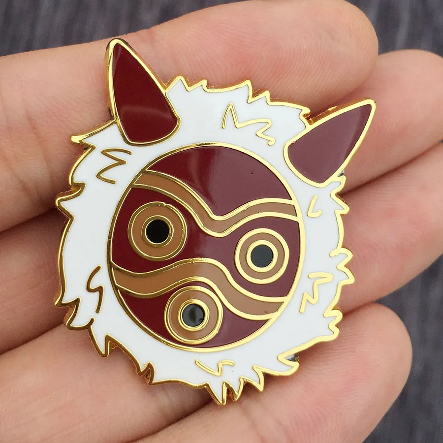 Mononoke Hime / Princess Mononoke Monster Mask Metal Pin Badge Brooch Cosplay accessories Kids Otaku gift
Mononoke Hime / Princess Mononoke Monster Mask Metal Pin Badge Brooch Cosplay accessories Kids Otaku gift