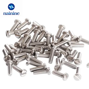 50Pcs M2 M2.5 M3 ISO1580 Slotted pan head screws bolt A2-70 Stainless Steel A079
50Pcs M2 M2.5 M3 ISO1580 Slotted pan head screws bolt A2-70 Stainless Steel A079